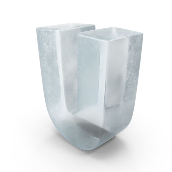 Language: Ice Letter U PNG & PSD Images Language: Ice Letter U PNG & PSD Images