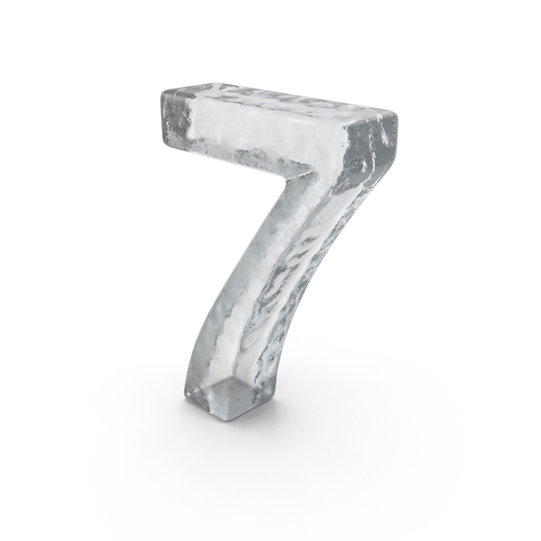 Ice Number 7 PNG & PSD Images Ice Number 7 PNG & PSD Images