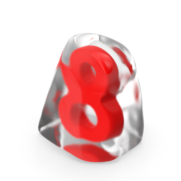 Ice Number 8 PNG & PSD Images Ice Number 8 PNG & PSD Images