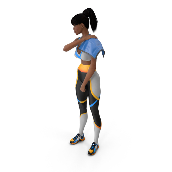 Athlete: Ice Pack Lies on Sportswoman PNG & PSD Images Athlete: Ice Pack Lies on Sportswoman PNG & PSD Images