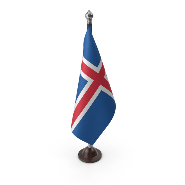 Iceland Cloth Flag Stand PNG & PSD Images Iceland Cloth Flag Stand PNG & PSD Images