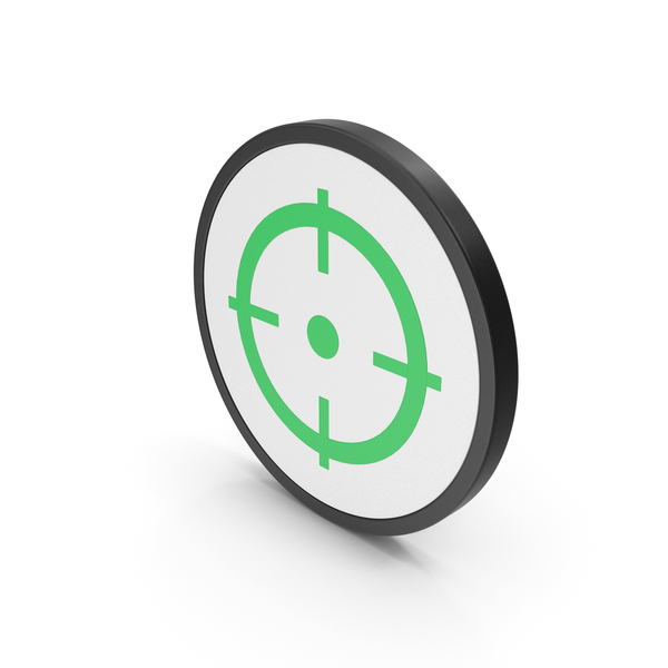 Computer: Icon Aim Green PNG & PSD Images