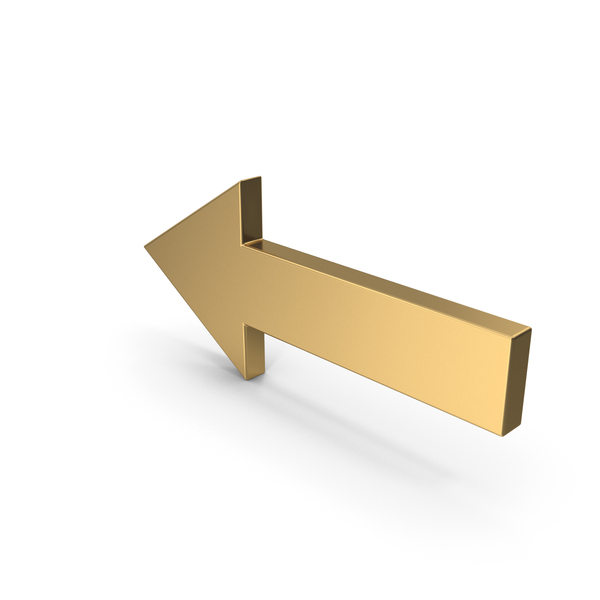 Directional: Icon Arrow Left Gold PNG & PSD Images Directional: Icon Arrow Left Gold PNG & PSD Images