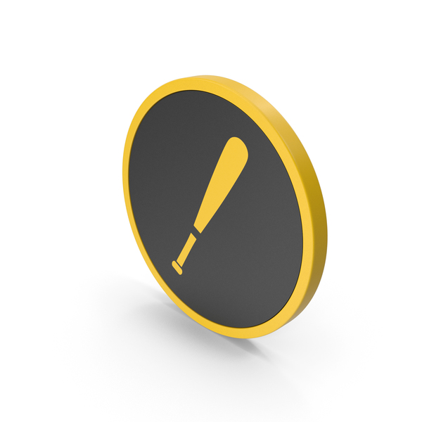 Icon Baseball Bat Yellow PNG & PSD Images Icon Baseball Bat Yellow PNG & PSD Images