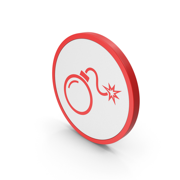 Icon Bomb Red PNG & PSD Images