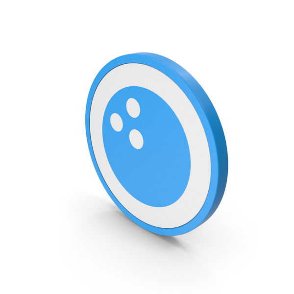 Icon Bowling Ball Blue PNG & PSD Images