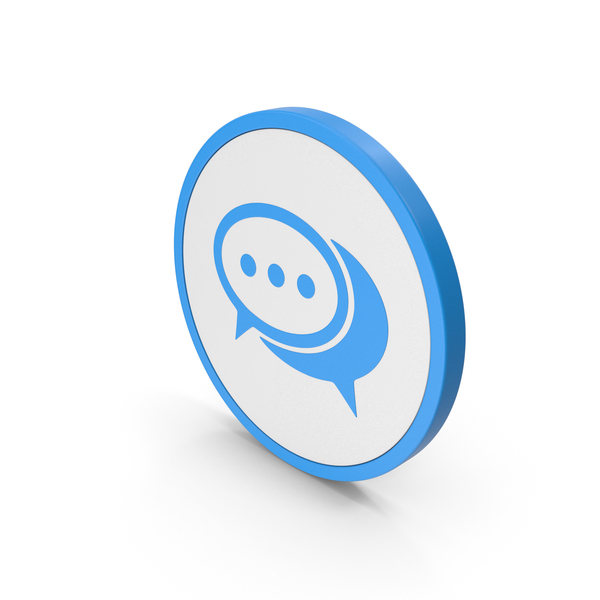 Computer: Icon Chatting Blue PNG & PSD Images Computer: Icon Chatting Blue PNG & PSD Images