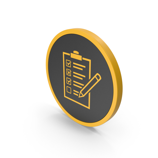 Industrial Equipment: Icon Checklist Yellow PNG & PSD Images Industrial Equipment: Icon Checklist Yellow PNG & PSD Images