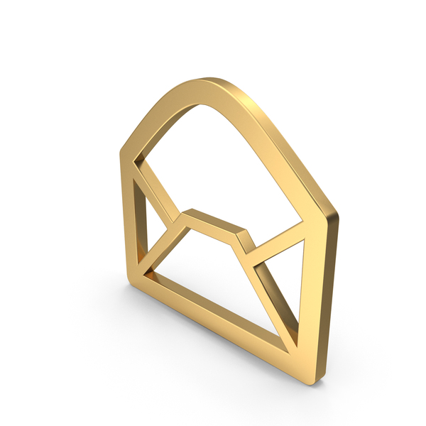 Logo: Icon Envelope Gold PNG & PSD Images