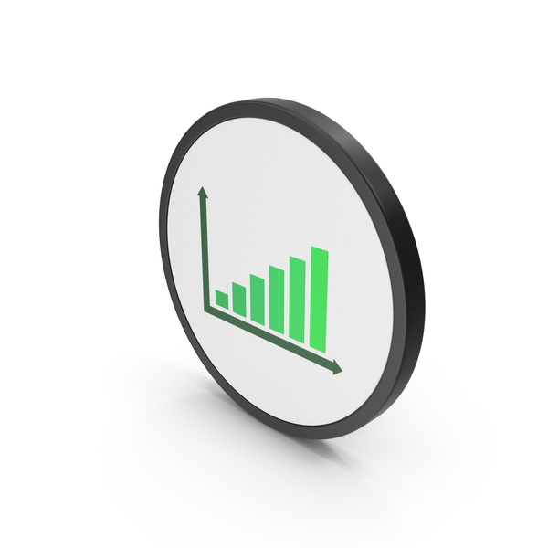 Icon Graph Green PNG & PSD Images