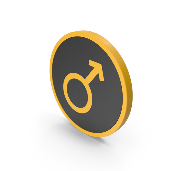 Symbol: Icon Male Yellow PNG & PSD Images