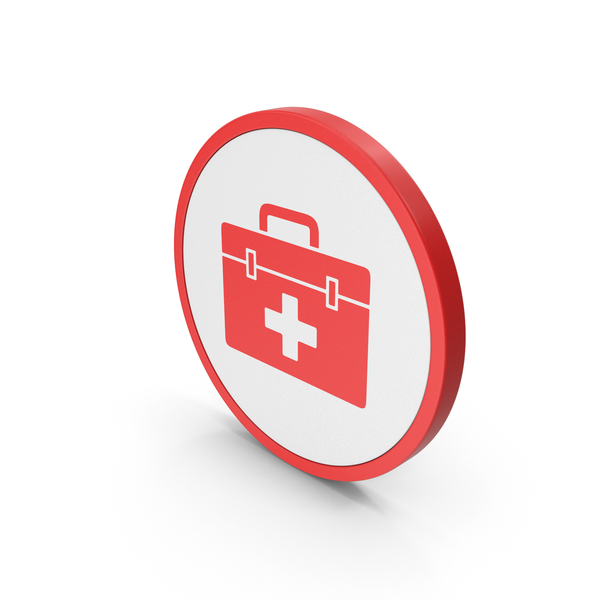 First Aid: Icon Medical Kit Red PNG & PSD Images