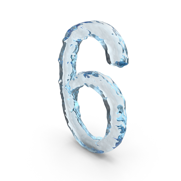 Icy Water Number 6 PNG & PSD Images