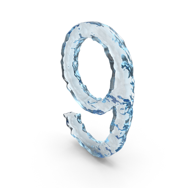 Icy Water Number 9 PNG & PSD Images Icy Water Number 9 PNG & PSD Images