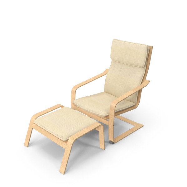 IKEA Chair With Foot Stool PNG & PSD Images IKEA Chair With Foot Stool PNG & PSD Images