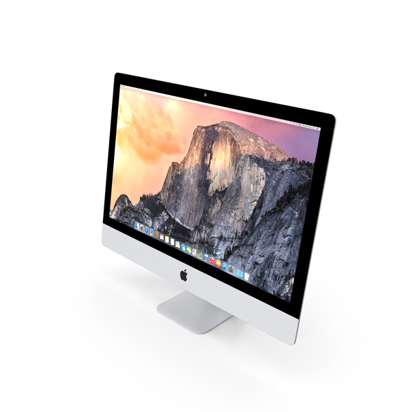 Computer Monitor: iMac 27 inch with Retina 5K 2015 PNG & PSD Images