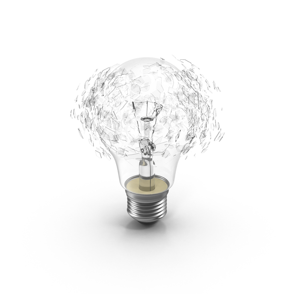 Lightbulb: Incandescent Bulb Explosion PNG & PSD Images Lightbulb: Incandescent Bulb Explosion PNG & PSD Images