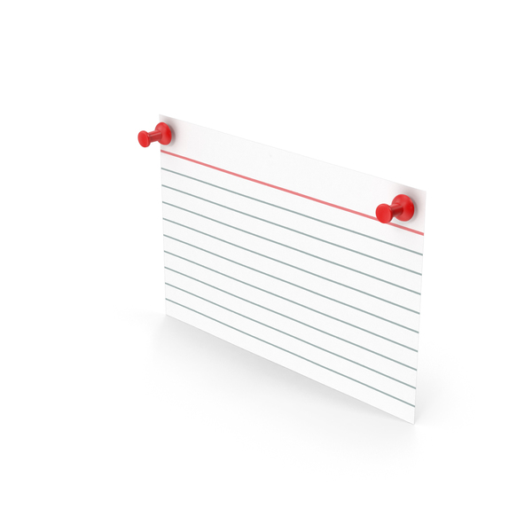 Notepad: Index Card And Push Pins PNG & PSD Images Notepad: Index Card And Push Pins PNG & PSD Images