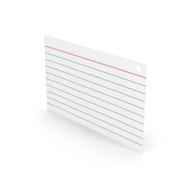 Index Card With Hole PNG Images & PSDs for Download | PixelSquid ...