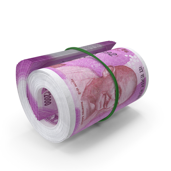 Indian Rupee Banknote Roll PNG & PSD Images Indian Rupee Banknote Roll PNG & PSD Images