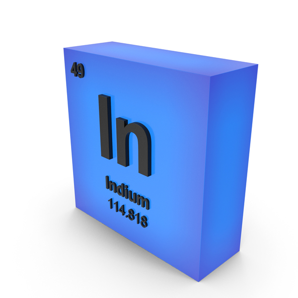 Periodic Table: Indium PNG & PSD Images Periodic Table: Indium PNG & PSD Images