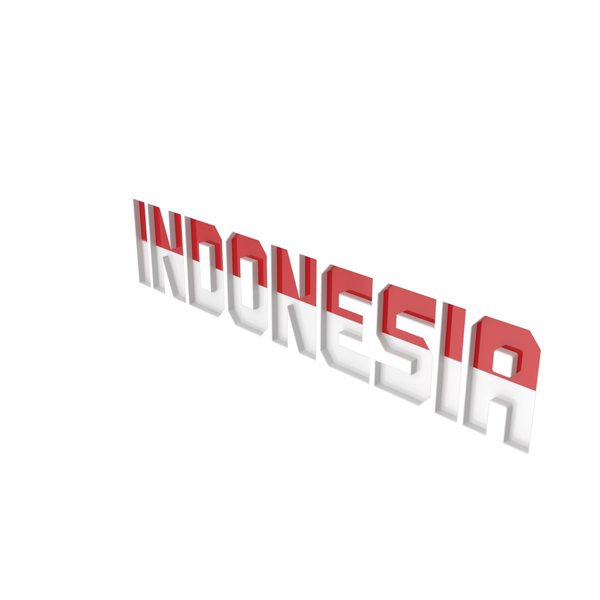 INDONESIA Flag in Letters PNG Images & PSDs for Download | PixelSquid ...