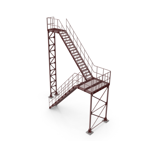Stair: Industrial Stairs PNG & PSD Images