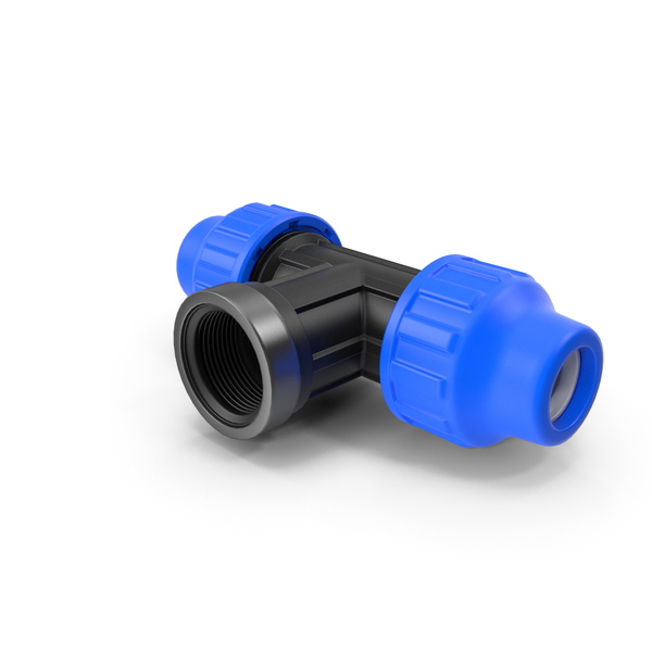 Plumbing Equipment: Inner Tee PND Fitting PNG & PSD Images