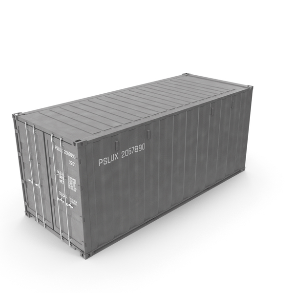 Cargo: Intermodal Shipping Container 20-Foot-Long Grey PNG & PSD Images Cargo: Intermodal Shipping Container 20-Foot-Long Grey PNG & PSD Images