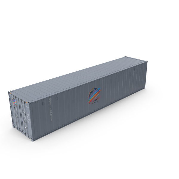 Cargo: Intermodal Shipping Container 40-foot-long Grey PNG & PSD Images Cargo: Intermodal Shipping Container 40-foot-long Grey PNG & PSD Images
