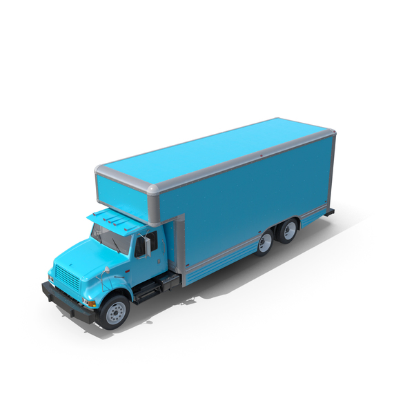 Box: International 4700 Mover Truck 04 PNG & PSD Images