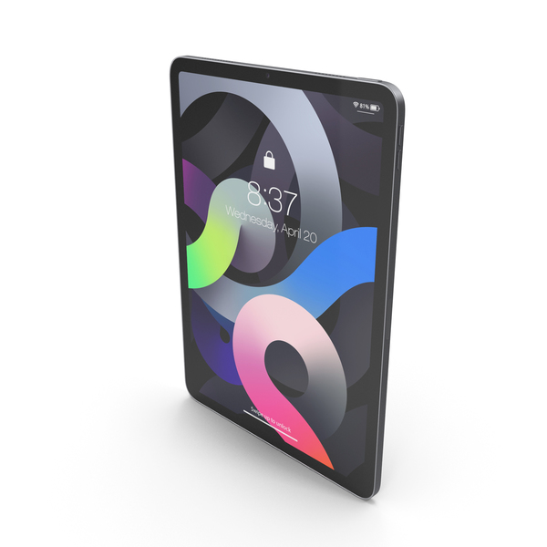 Tablet Computer: iPad Air 4 2020 Space Grey PNG & PSD Images Tablet Computer: iPad Air 4 2020 Space Grey PNG & PSD Images