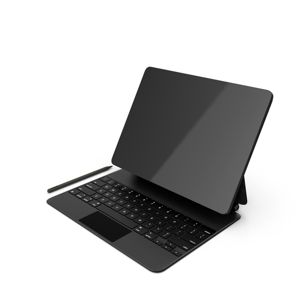 Tablet Computer: iPad Pro 12.9 inch With Magic Keyboard PNG & PSD Images Tablet Computer: iPad Pro 12.9 inch With Magic Keyboard PNG & PSD Images