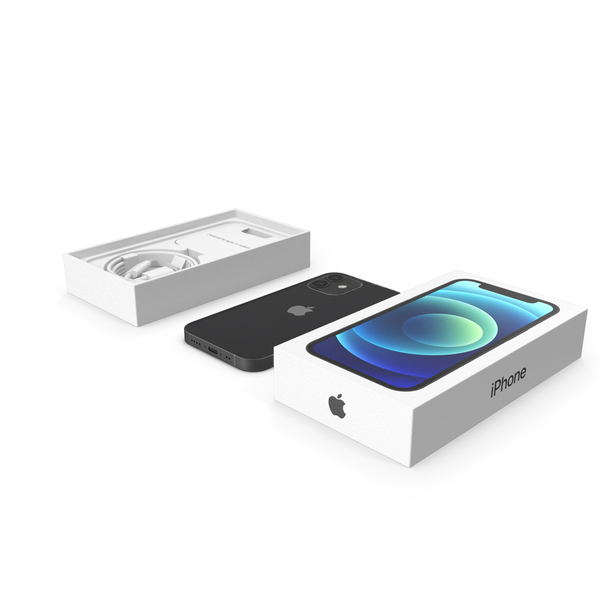 Smartphone: iPhone 12 Mini Unboxed Black PNG & PSD Images Smartphone: iPhone 12 Mini Unboxed Black PNG & PSD Images