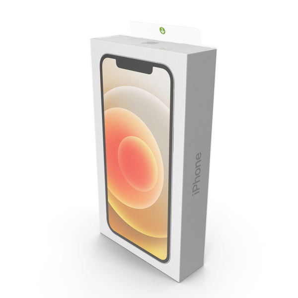 Cellphone Charger: iPhone 12 Package Box White PNG & PSD Images Cellphone Charger: iPhone 12 Package Box White PNG & PSD Images
