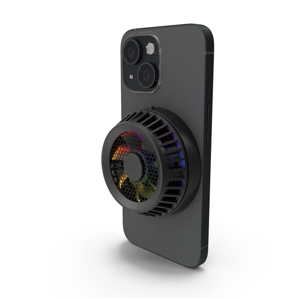 Smartphone: IPhone 15 With Razer Cooler PNG & PSD Images Smartphone: IPhone 15 With Razer Cooler PNG & PSD Images