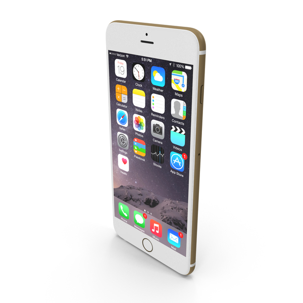 Smartphone: iPhone 6 Plus Gold 2 PNG & PSD Images Smartphone: iPhone 6 Plus Gold 2 PNG & PSD Images