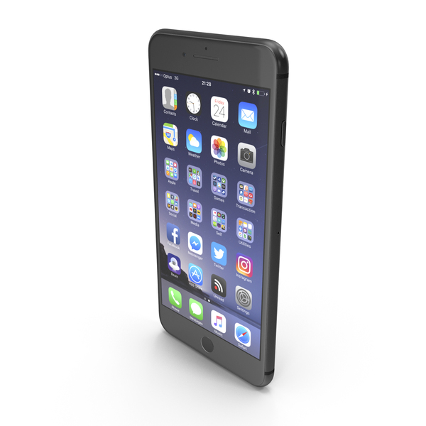 Smartphone: iPhone 8 Plus Black PNG & PSD Images Smartphone: iPhone 8 Plus Black PNG & PSD Images