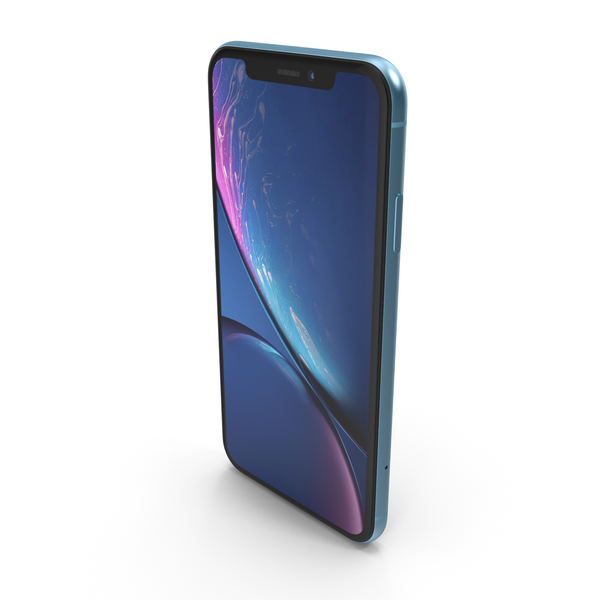 Smartphone: iPhone XR Blue PNG & PSD Images