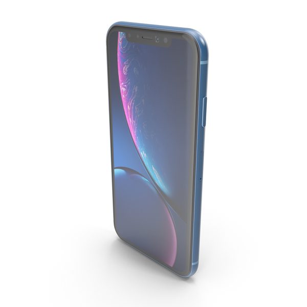 Smartphone: iPhone XR Blue PNG & PSD Images