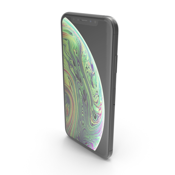 Smartphone: iPhone XS Space Gray PNG & PSD Images Smartphone: iPhone XS Space Gray PNG & PSD Images