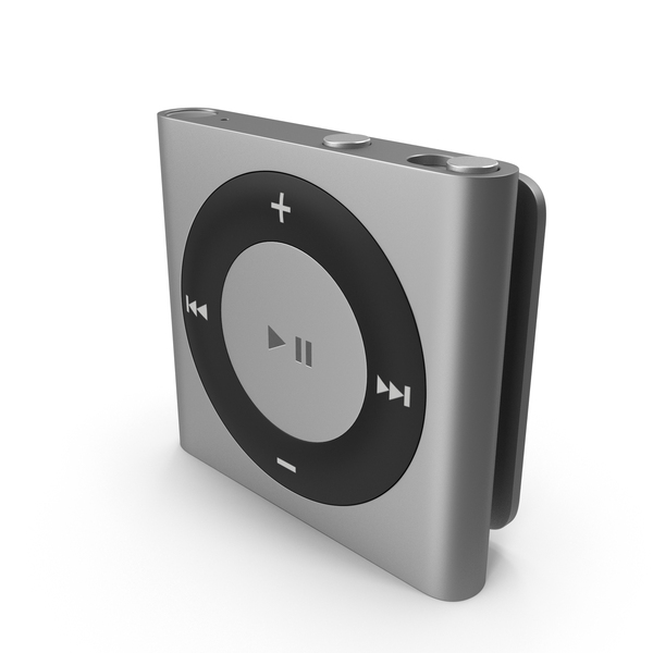 Mp3 Player: iPod Shuffle Silver PNG & PSD Images