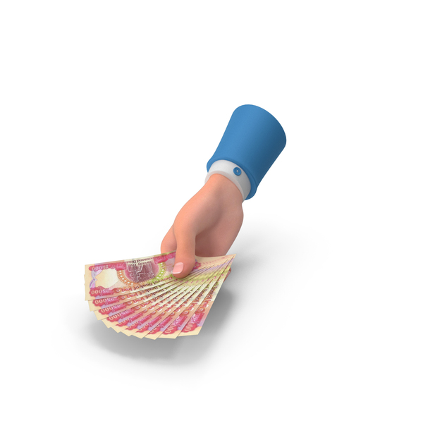 Currency: Iraq 25000 Dinars Note Bill Giving Money PNG & PSD Images