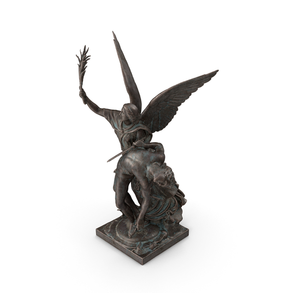 Iris With Fallen Hero Bronze Outdoor Statue PNG & PSD Images Iris With Fallen Hero Bronze Outdoor Statue PNG & PSD Images