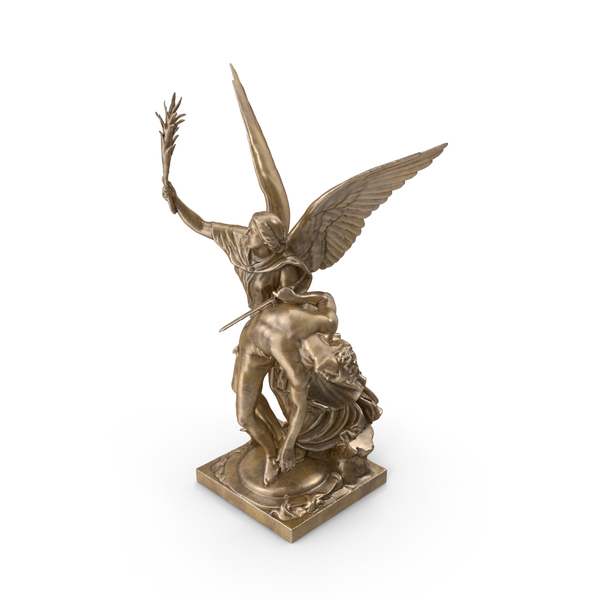 Iris With Fallen Hero Bronze Statue PNG & PSD Images Iris With Fallen Hero Bronze Statue PNG & PSD Images