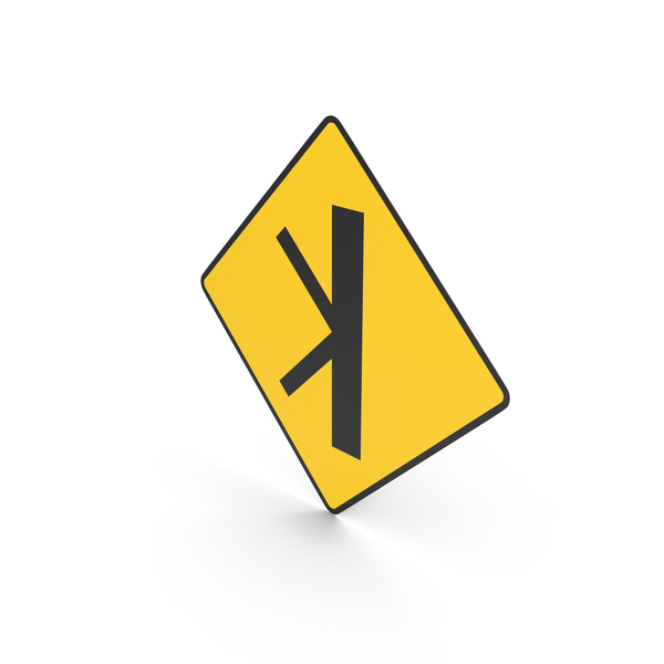 Irish Sign Merging And Diverging Traffic PNG Images & PSDs for Download ...