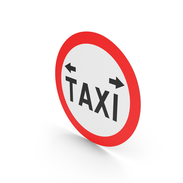 Traffic Signs: Irish Sign Taxi Stand PNG & PSD Images