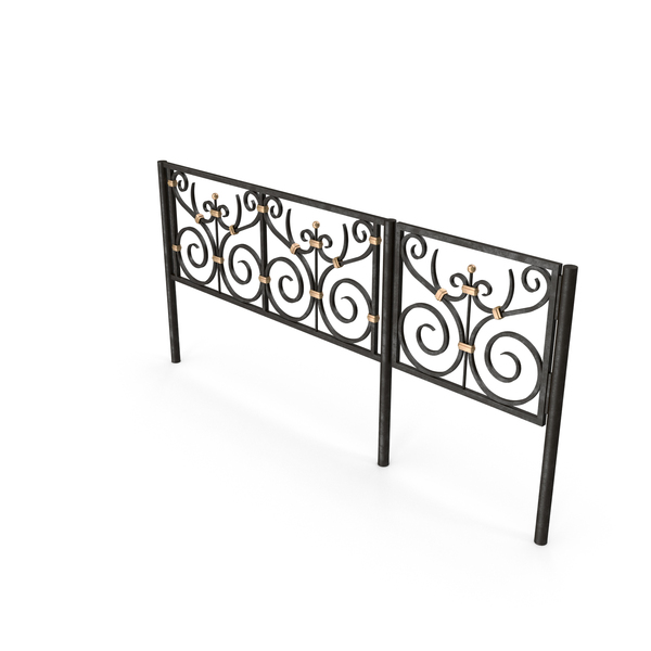 Wrought: Iron Fence PNG & PSD Images Wrought: Iron Fence PNG & PSD Images