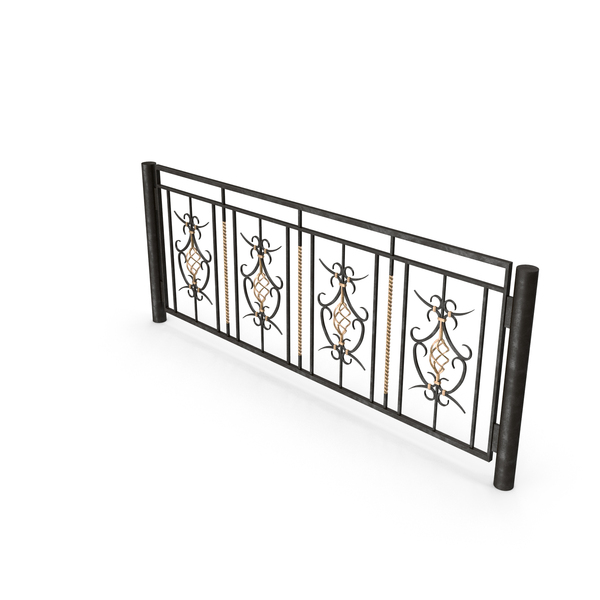 Wrought: Iron Fence PNG & PSD Images Wrought: Iron Fence PNG & PSD Images