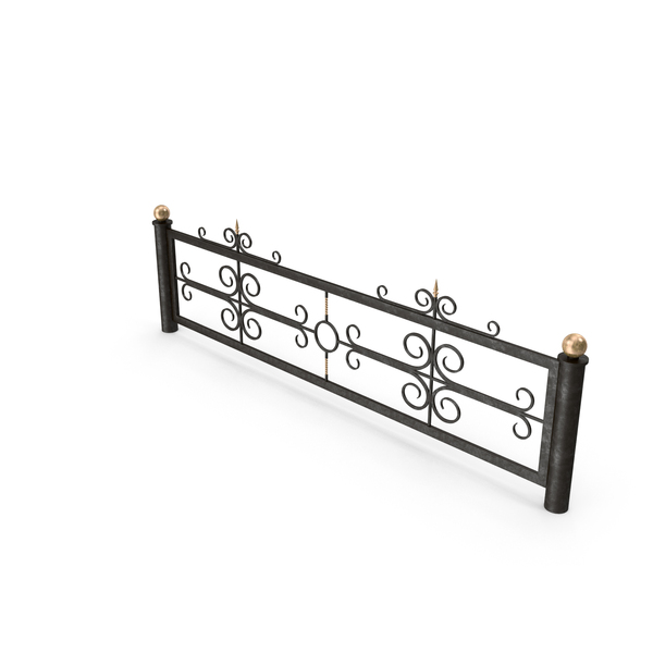Wrought: Iron Fence PNG & PSD Images Wrought: Iron Fence PNG & PSD Images